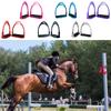 2Pcs/set Horse Riding Flex Horse Stirrups Professional Safety Horse Riding Stirrup for Horse Saddle Antiskid Horse Pedal