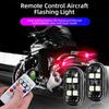 2PCS Car LED Strobe Lights 8 Colors Warning Flash Light Wireless with Remote Control Decoration Light for Truck SUV UTV SSV ATV