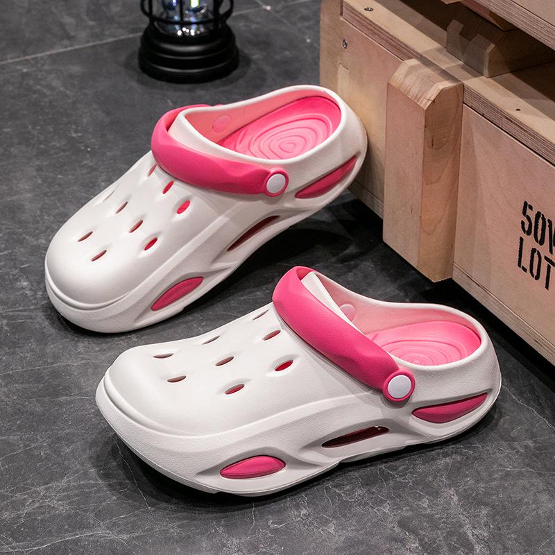 Женские садовые клоги на толстой подошве с нескользящей подошвой - Съемный комфорт для лета, пляжа и улицы