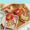 Cute Style Food Plush Bear Pendant Toy For Couples And Special Gift Occasion