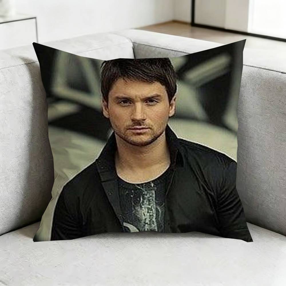 SergeyY Lazarev Singer Pillow Case Square DoubleSided Sofa Cushion Cover Bedroom Bedside Pillow Gift
