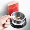1pc Portable Ashtray Wall Pocket Smoke Holders Storage Cup Punch-Free Split Ashtray Household Storage Supplies