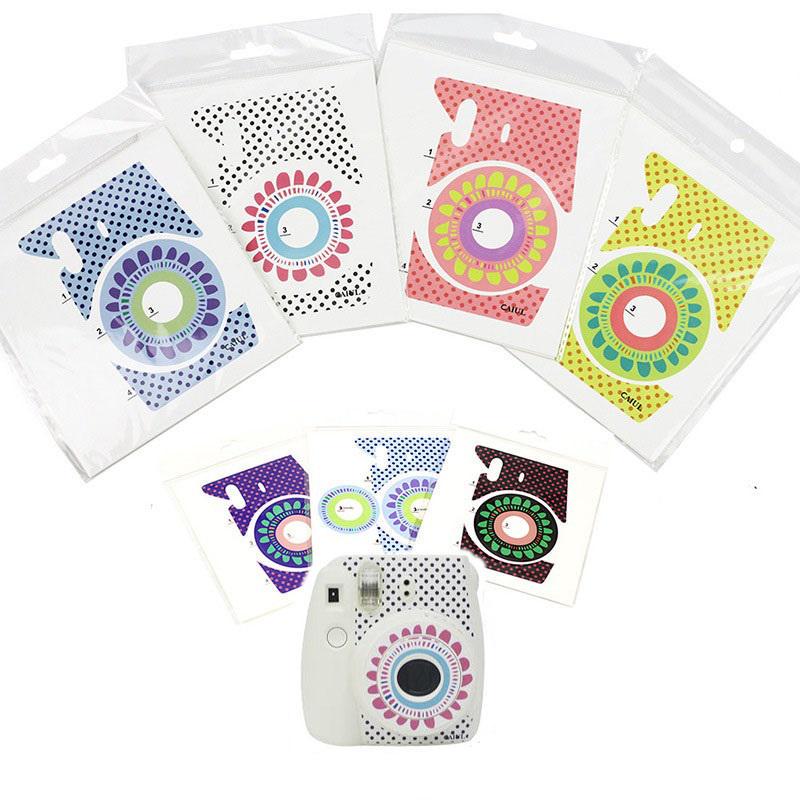 Для Instax Mini 8/9, наклейки с подсолнечником, защита для камеры Fujifilm Polaroid