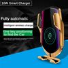 Wireless Car Charger Holder Fast Charging IR Intelligent Automatic Clamping Car Charger Mount 10W for iPhone Xs/Max/XR/8/8 Plus