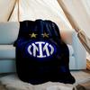 1PC F.C. Internazionale Milano Printed Soft Flannel Blanket Throw for Adult Bedroom Living Room Sofa Camping Travel Fan gifts Christmas Gifts