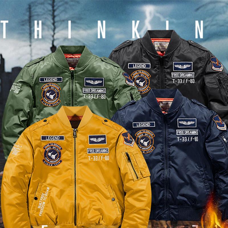 Зимняя модная куртка с воротником-стойкой, мужская куртка-бомбер, мужская ветровка, утепленные куртки, пальто, мужская одежда, повседневная куртка для инструментов