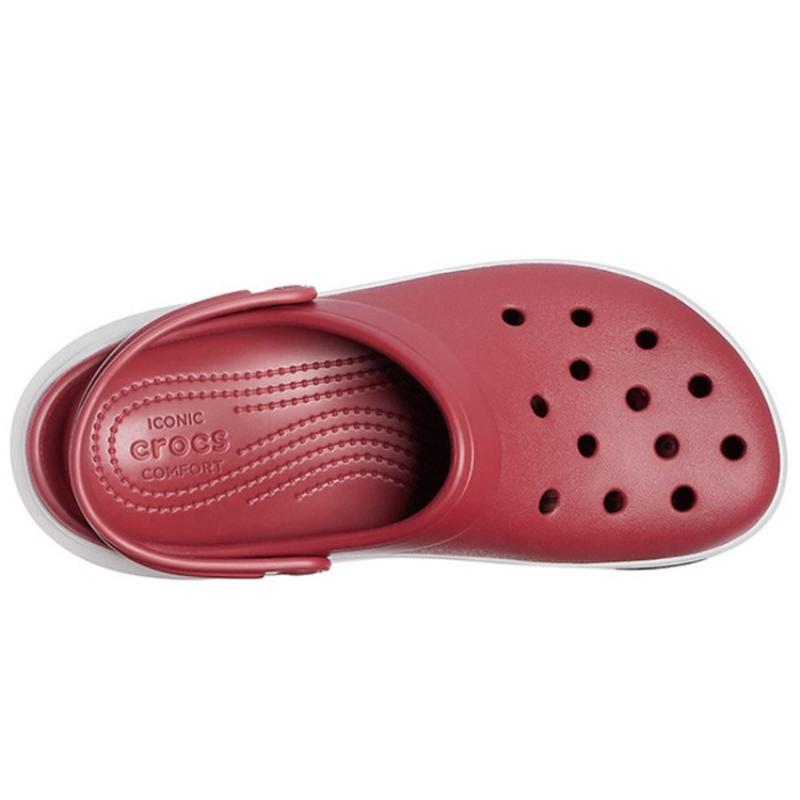 Crocs Crocsband Full Force Обувь с отверстиями на толстой подошве Унисекс Красный