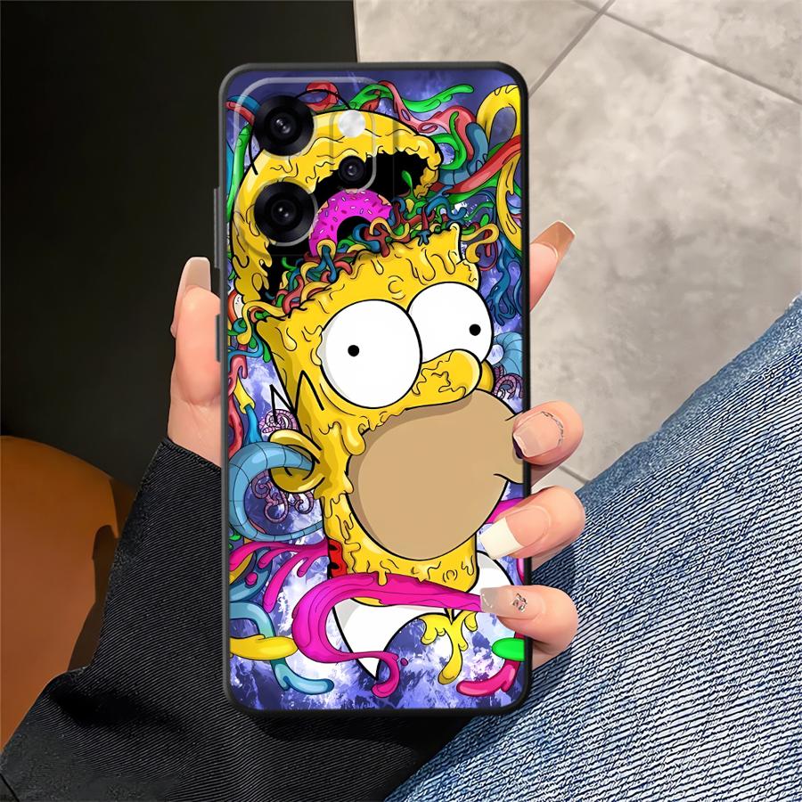 Чехол для Oppo A83 A76 F9 F11 F29 A74 A78 A84 A98 A96 A93 Reno 4F 5 6 7 8 10 11 14 Чехол для телефона Мультяшный С-Симпсоны