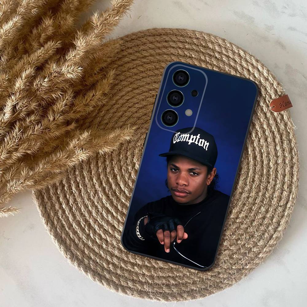Чехол для телефона рэпера E-Eazy E для Samsung S25, S24, S21, S22, S23, S30, Ultra, S20, Plus, Fe, Lite, Note, 10, 9, 5G Черный чехол