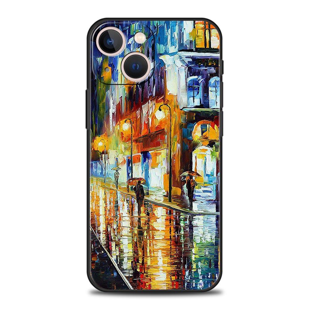 Чехол для телефона с масляной картиной Ван Гога для iPhone Apple 14 13 Pro Max 12 11 Mini 7 8 Plus XR XS X SE 2020 Защитный корпус Мягкий чехол Funda