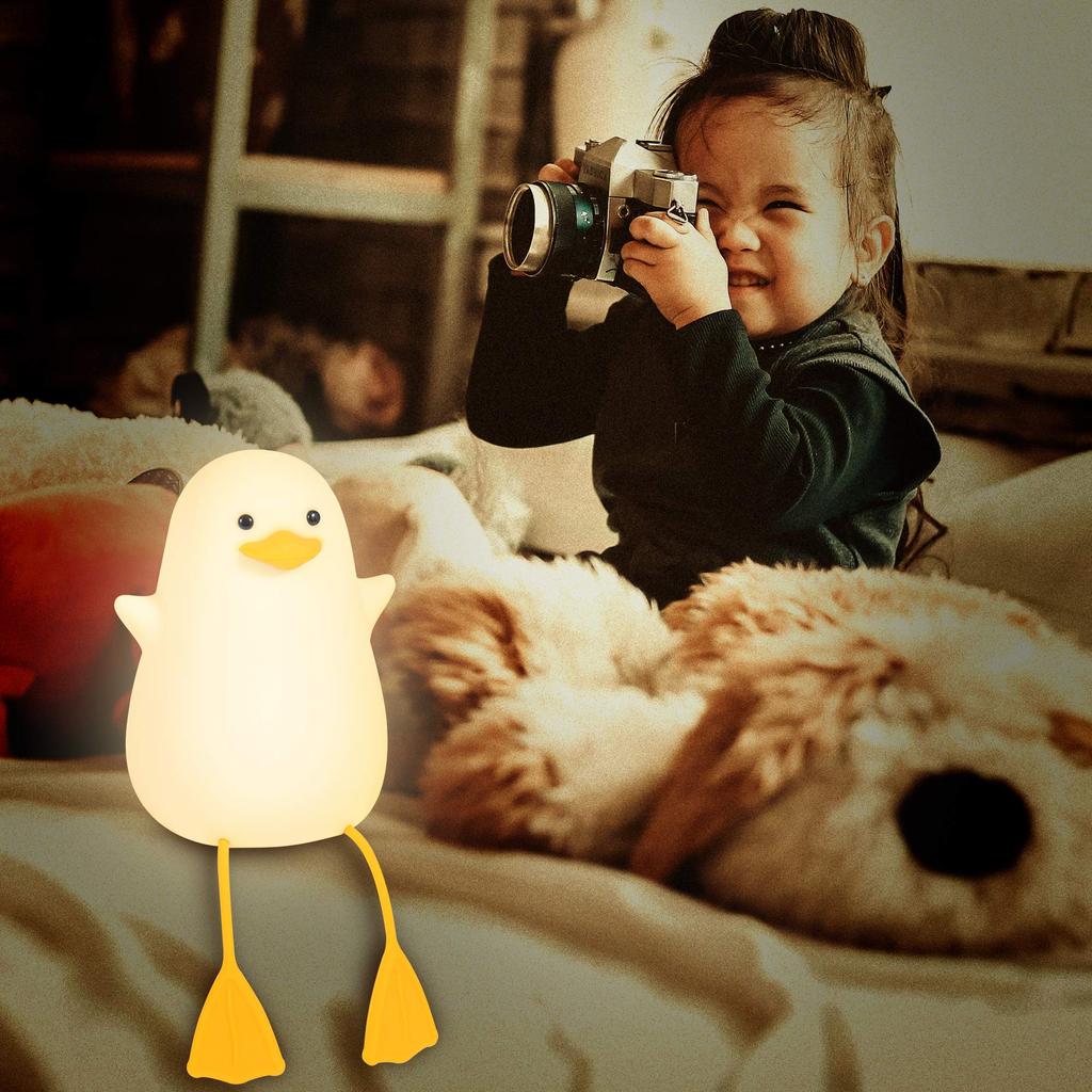 Утиная ночь прикроватный YuanDian светодиодный таймер для кормления грудью потрясающий настольный ночной USB безопасный ABS непрямой свет лампочка детский подарок свет, лампа, свет, свет, настройка,