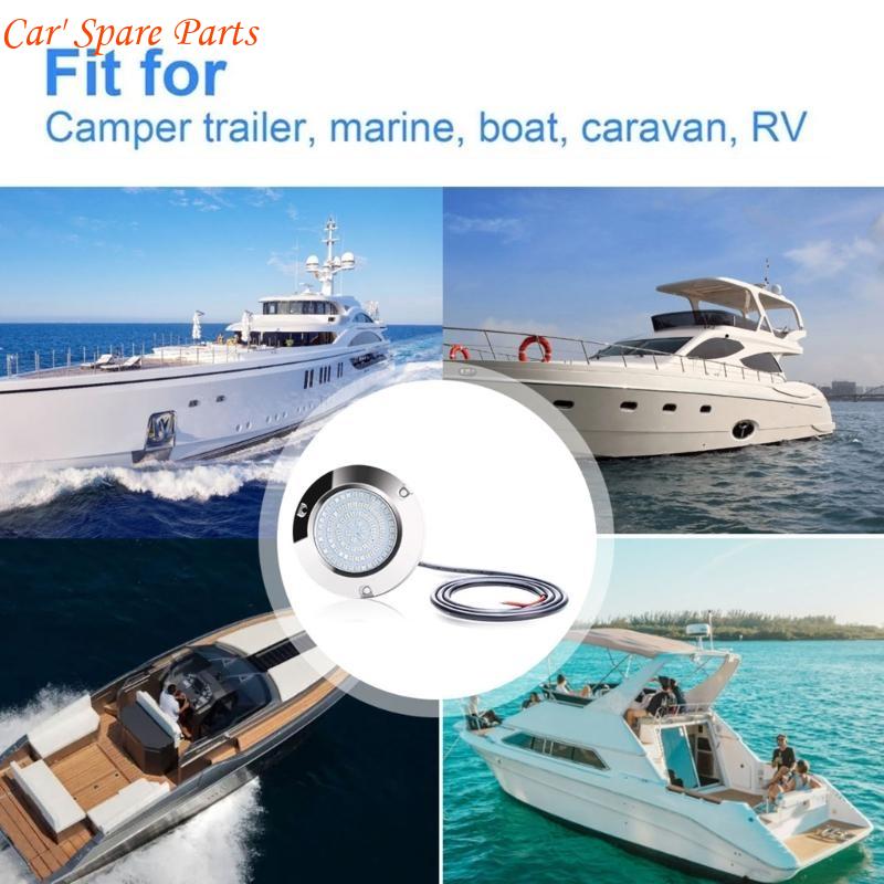 Y4UA 90LED Boat Underwater Light Marine Boat Lamp 10-30V Waterproof Sailings Light