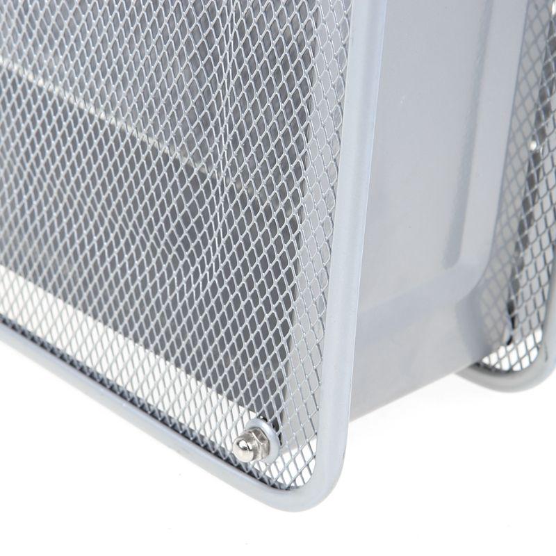 3-колонная металлическая сетчатая полка для документов, держатель для файлов, лоток для писем, журналов и бумаги