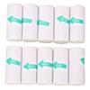 10 Rolls Thermal Print Paper 57x25mm PVC Self Adhesive Thermal Sticker for Portable Printer Camera Label Machine