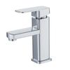 Square Basin Faucet Cold And Hot Water Mixer Tap Stainless Steel Deck Mounted Bathroom Sink Faucet Bathroom Accessories