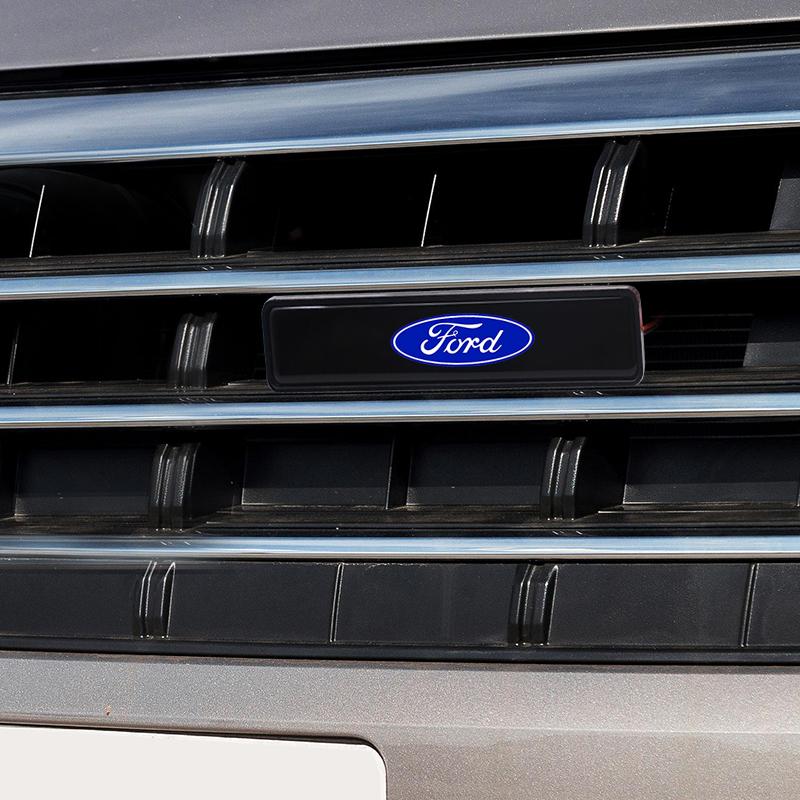 1 шт. Декоративный свет для автомобиля Светодиодная эмблема-значок для решетки капота для Ford Fiesta Ranger Focus Kuga Mustang S-MAX Transit Mondeo Esco