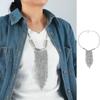 Exaggeration Tassel Long Necklace Tassel Bead Multi-layer Long Sweater Chain Jewelry Accessories Neckchain
