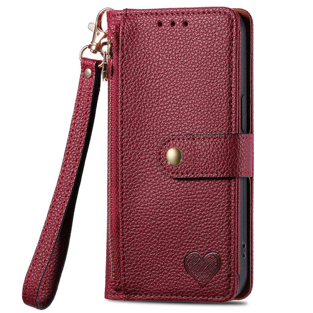 Чехол-кошелек для Motorola Moto G52 G45 G35 G24 Power G14 G05 G Stylus 5G G Play с карманом на молнии, кошелек с ремешком на запястье, книжка с держателем для карт