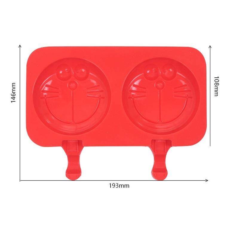 New Home Made DIY Silicone Ice Cream Mold Frozen Ice Popsicles Mould DIY Cartoon Ice Cream Maker