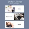 Электрическая разминающая подушка для массажа шиацу, инфракрасный нагреватель, массажер для шеи, массажная подушка для спины, талии, тела, оздоровительный массажер для релаксации