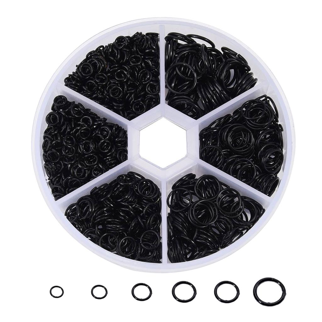 Упаковка из 970 маленьких открытых соединительных колец, металлические разъемные кольца для ожерелий, браслетов, серег, ножных браслетов, принадлежности для изготовления ювелирных изделий