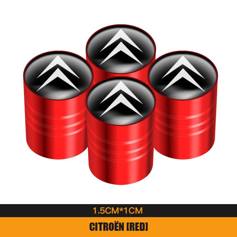 APF2 1Set Car Styling Metal Wheel Tire Valve Caps Dust Accessories For Citroen C1 DS3 C2 C3 Vts C4 Saxo C4L C5 C6 C8 Xsara C3-XR