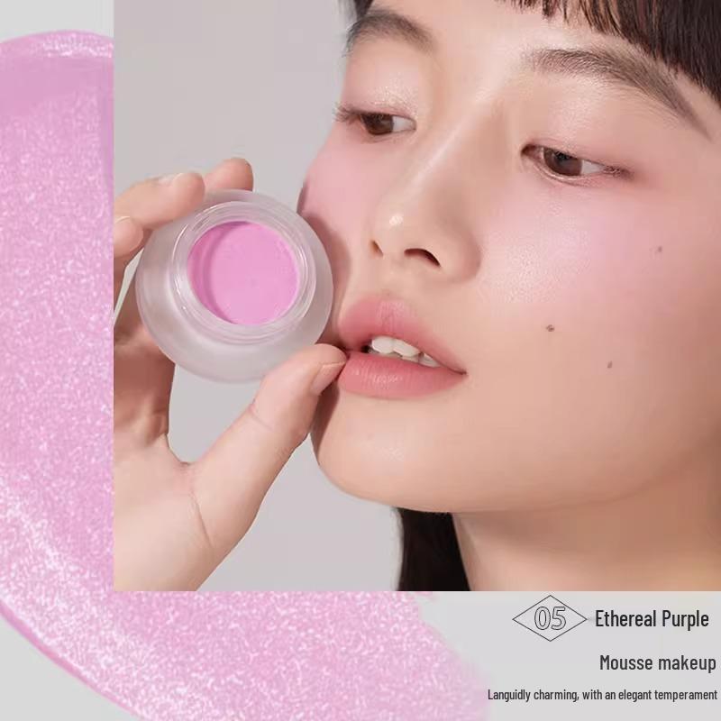 ForeverKey Blush Mud Cream - New Peach & Purple Shades for a Natural Look