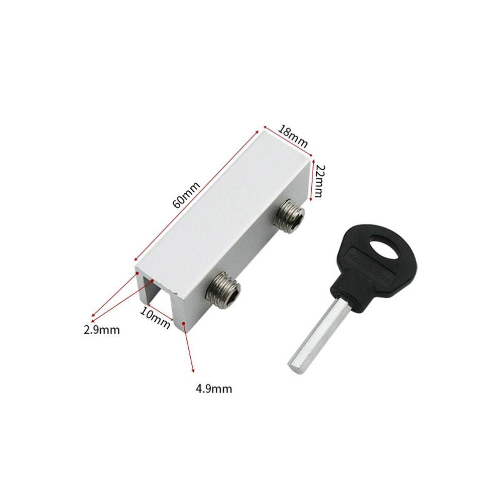 With Key Window Locks Sliding Security Sliding Door Clips New Window Lock Stopper  Window