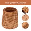 Handmade Pencil Holder Rattan Sundries Storage Basket New Pen Container
