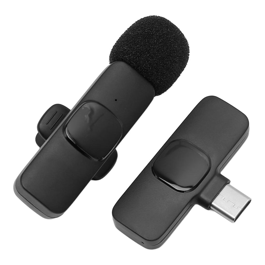 Беспроводной петличный микрофон Bluetooth Mini Lavalier Pepel Mic для записи видеоблога в прямом эфире