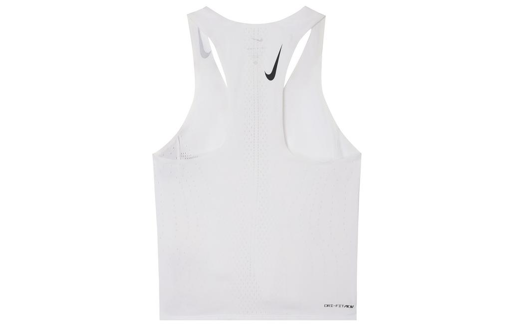 Nike Running Tank Tops Men's White Crew Neck Moderate Other DM4625-100