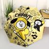 1 шт. Зонт BT21 Chimmy с изображением персонажа, пластиковая ручка, подходит для всех сезонов, для дома, путешествий, улицы M1247