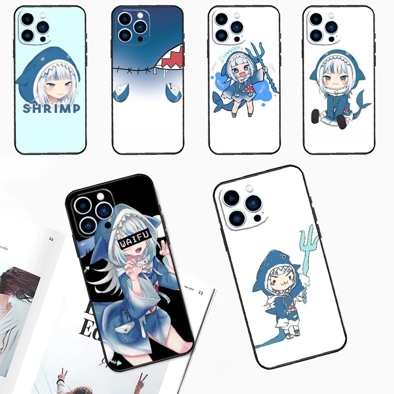 Anime Hololive Gawr Gura For Huawei Nova Y60 Y61 Y70 Y72 Y73 Y90 Y91 9 10 SE 7i 8i 11i 12i P30 P40 Lite P60 Pro Case