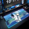Chongyun Коврик для мыши RGB Игровой коврик для мыши Большой светодиодный коврик Настольный коврик для ПК Светящийся коврик для мыши Большие коврики для клавиатуры Настольный коврик с подсветкой