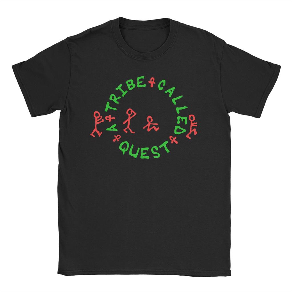 Мужские Женские Футболки De La Soul ATCQ A Tribe Called Quest Одежда из Чистого Хлопка Винтажные Футболки с Коротким Рукавом Футболки Большого Размера