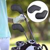 10Pcs Golf Iron Headcover Number Letter Skull Waterproof Faux Leather Golf Club Head Protector Cover Kit Golf Accessories