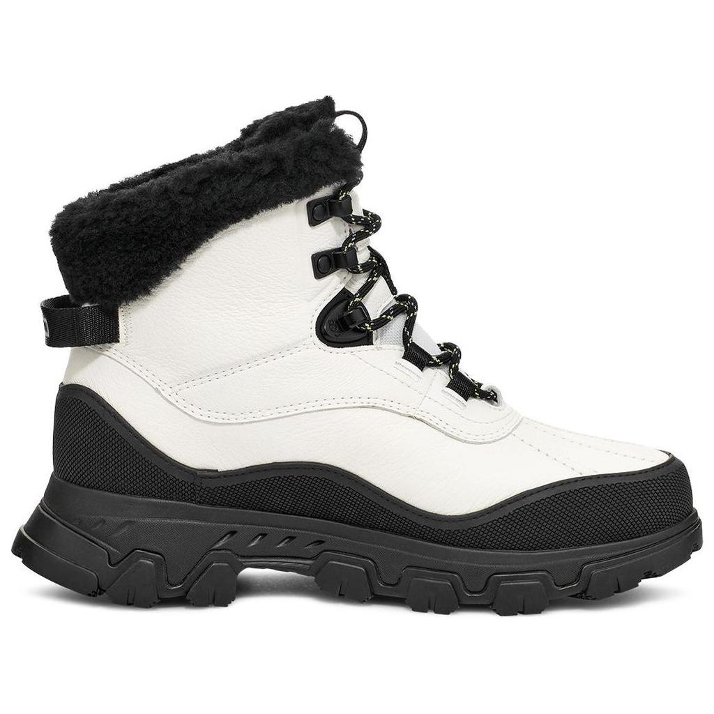 UGG Модные удобные короткие ботинки Adirondack Leather Outdoor Boots Unisex, белые 1169031-WHT