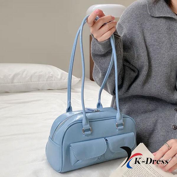 Кожаная сумка через плечо Oil с двумя карманами (4 цвета)