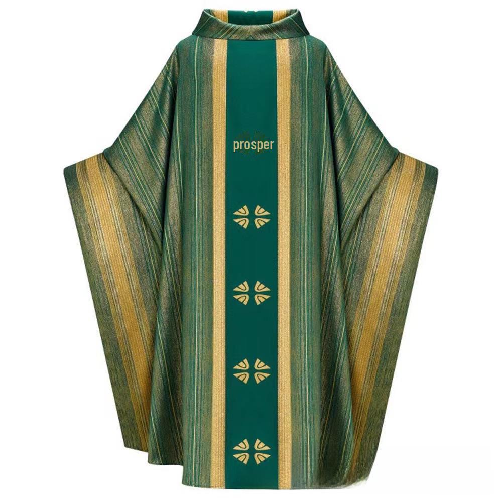 Ретро-халат в ближневосточном стиле с накидкой и отворотом для женщин и мужчин