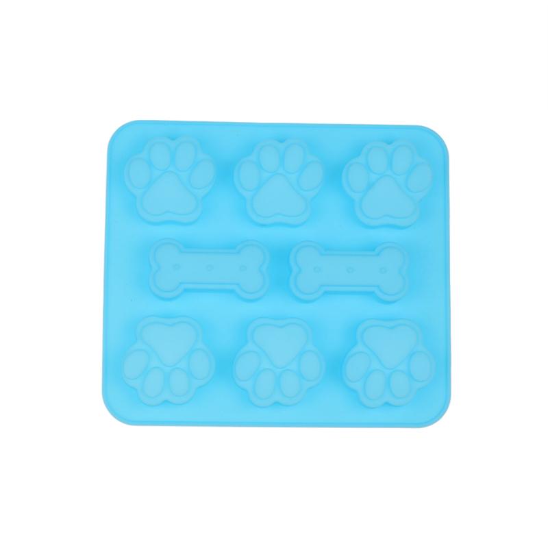 Силиконовые формы для косточек щенков, кошачьих лап, шоколадных форм для печенья, для выпечки, антипригарные формы для лакомств для собак, подходящие для микроволновой печи