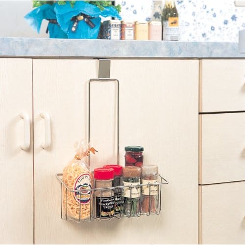 Over-the-door Kitchen Rack, 1-tier, Hook Storage, Basket, Hanging Rack, Stainless Steel, Made In Japan, Smart Hang, SHIMIZU