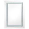 VidaXL Bathroom Cabinet with LED Mirror Concrete Grey 50x13x70 Cm 326488