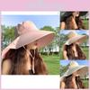 Large Brim Sun Hat For Women Summer Uv Block Full Face And Neck Protection