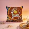 Magical Mythical NineColored Deer Cushion Cover Comfortable Durable Pillow Cover MultiScene for Home Office Car Sofa