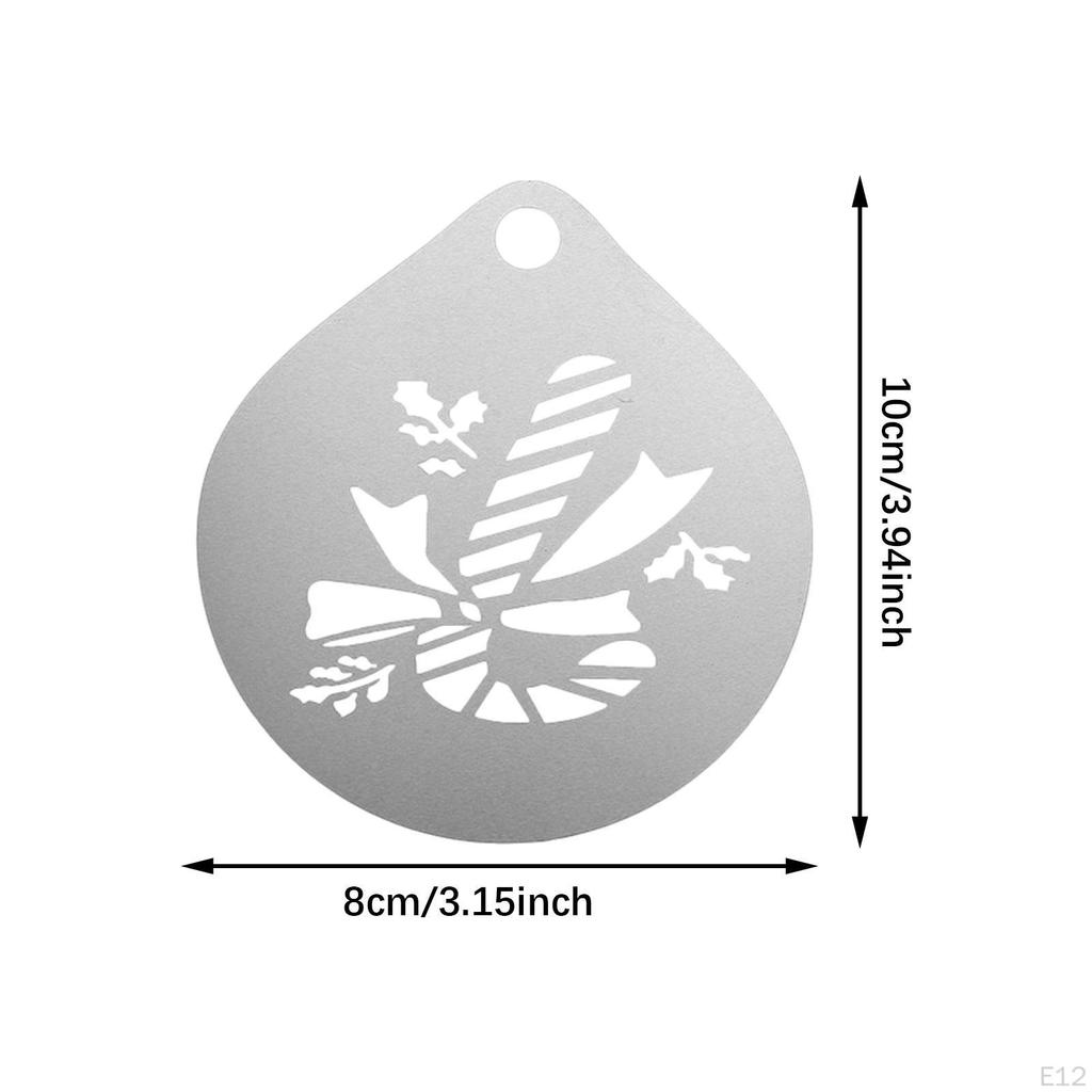 Трафареты для выпечки, украшения тортов, инструменты для латте-арта, бар с овсяными кексами