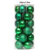 3CM Christmas Balls Decoration Set, 24/36Pcs Hanging Ball Pendants for Navidad New Year Home Party Decor, Christmas Tree Ornaments