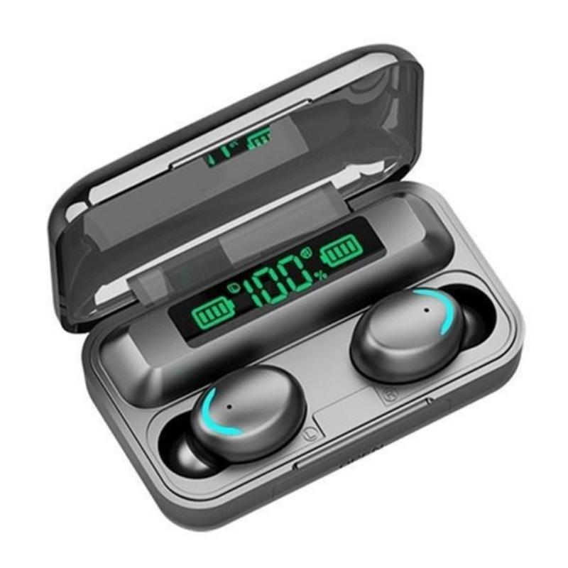 Водонепроницаемые беспроводные спортивные наушники IPX7 9D стерео TWS Bluetooth 5 0 CVC8 0 шумоподавление со светодиодным дисплеем и зарядным кейсом