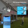 4-мегапиксельная камера с низким энергопотреблением Wi-Fi для дома HD-камера наблюдения Солнечная наружная охранная сигнализация Солнечная