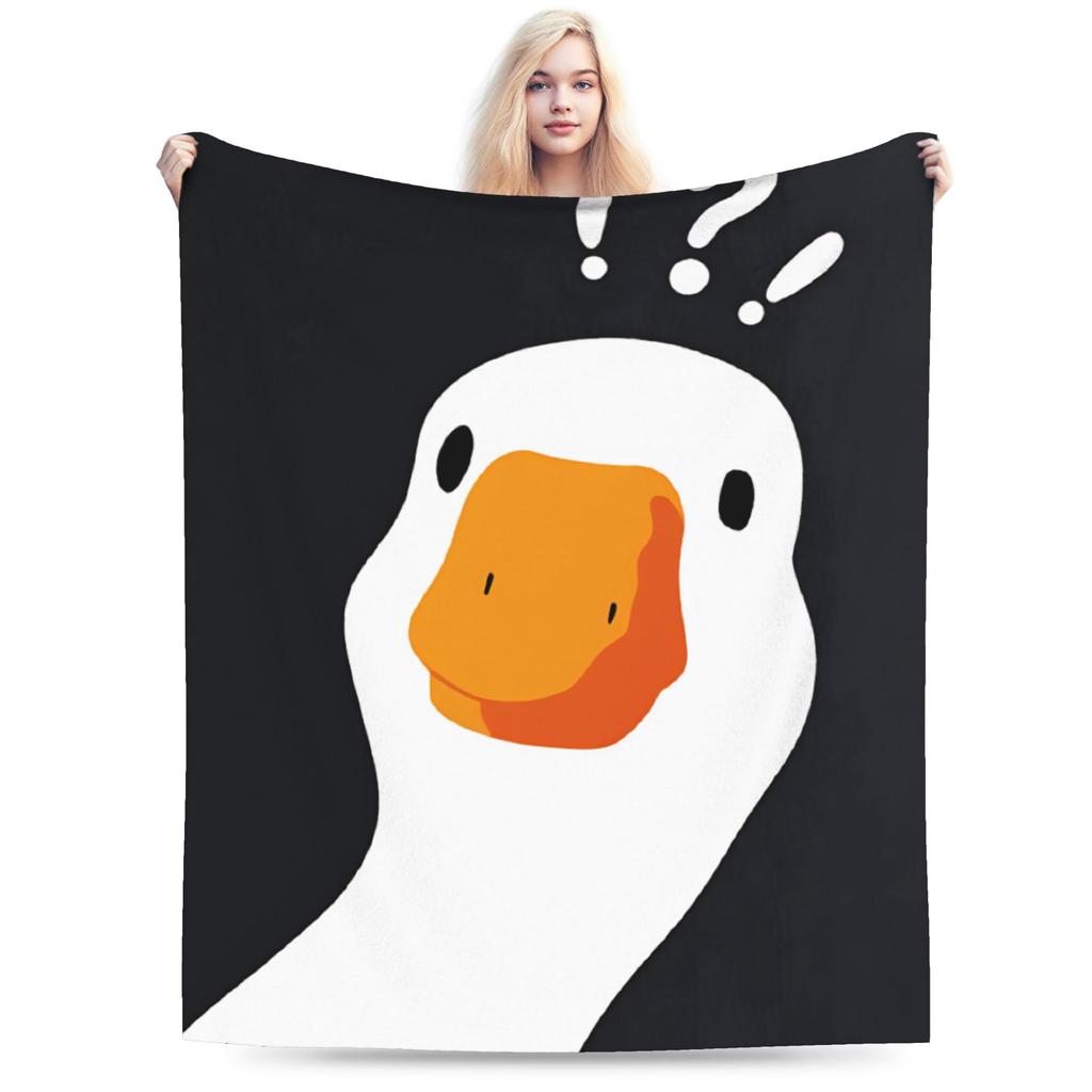 Cute Cartoon Duck Blanket Quality Soft Throw Blanket Winter Kids Couch Chair Sofa Bed Fashion Bedspread