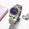 NIBOSI Diamond Watches for Women Classic Luxury Rose Gold Analog Quartz Watch Fashion Waterproof Luminous Ladies Female Watch